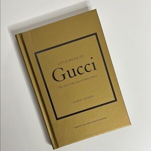 Gucci Gold Office Notebook Luxury